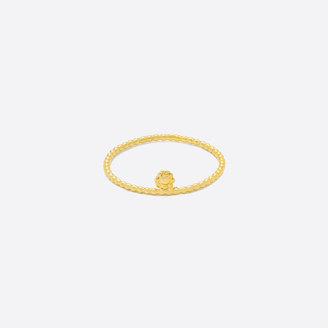 Nagle and Sisters Flora Micro Ring in Gold