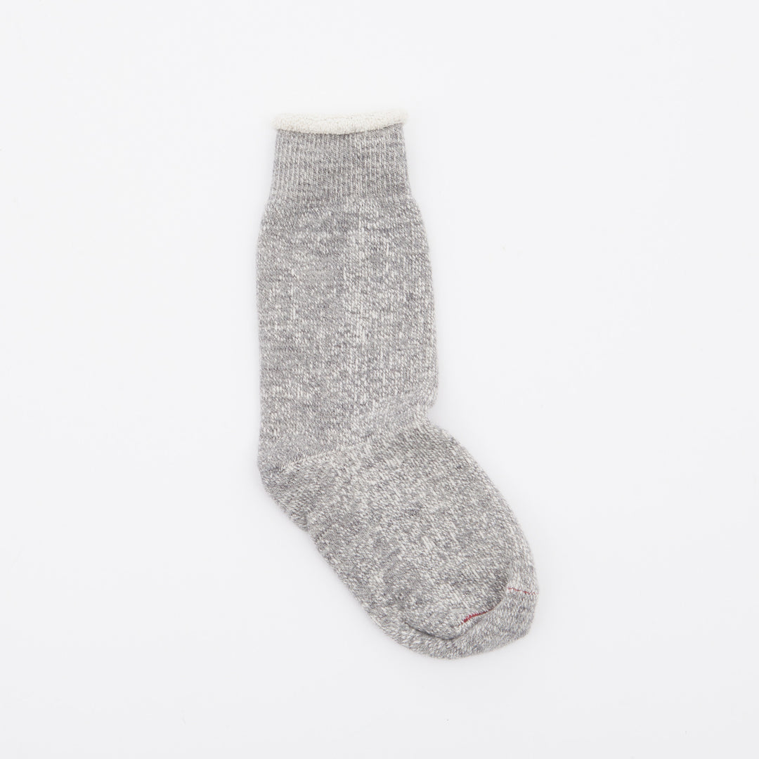 RoToTo Double Face Merino Socks Mid Grey