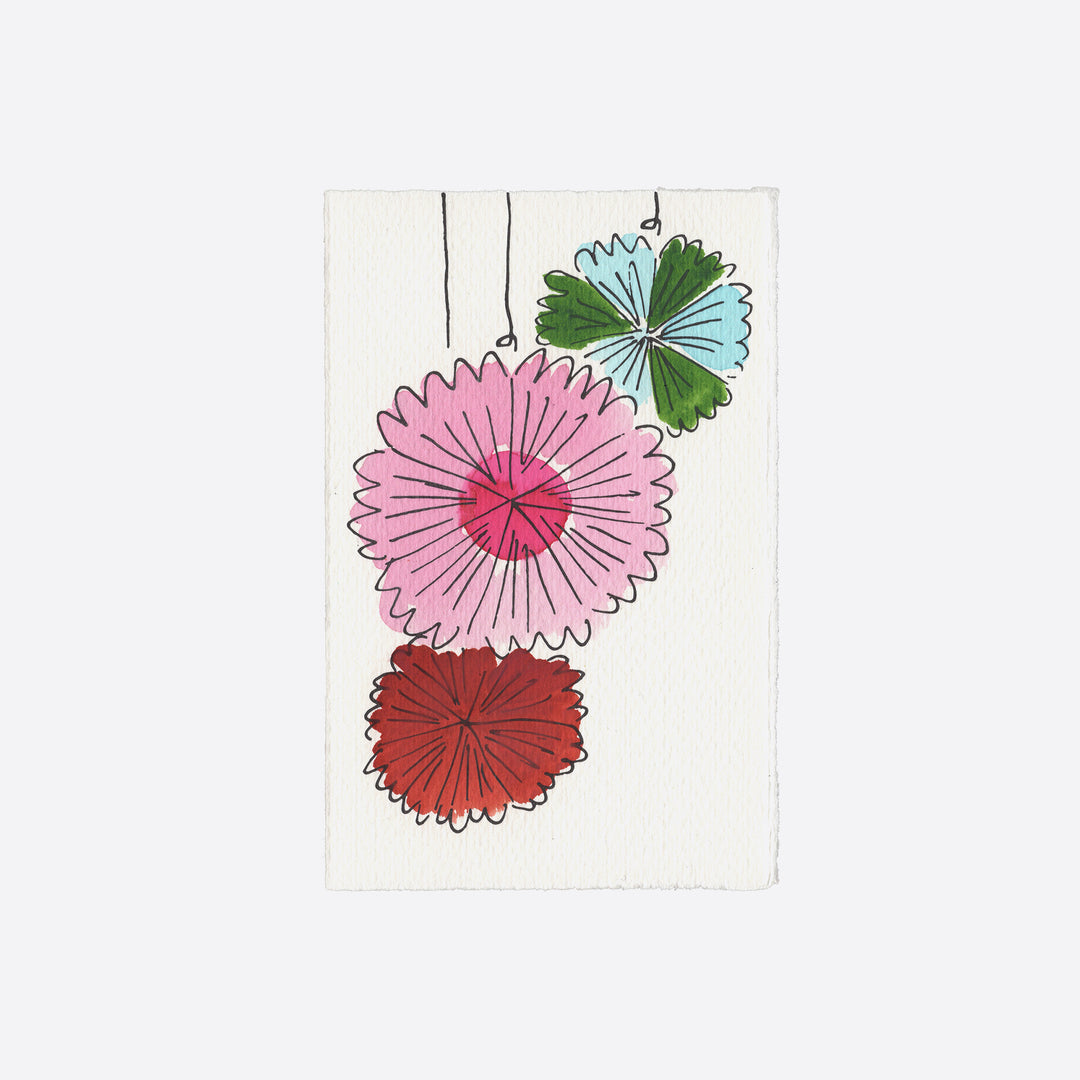 Scribble & Daub 'Pinwheels' Card