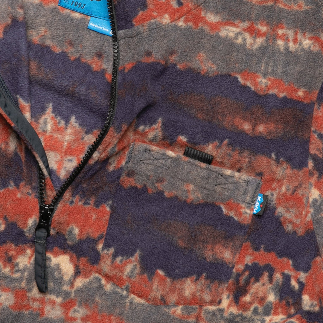 KAVU Bay Ridge Fleece in Duff Tie Dye