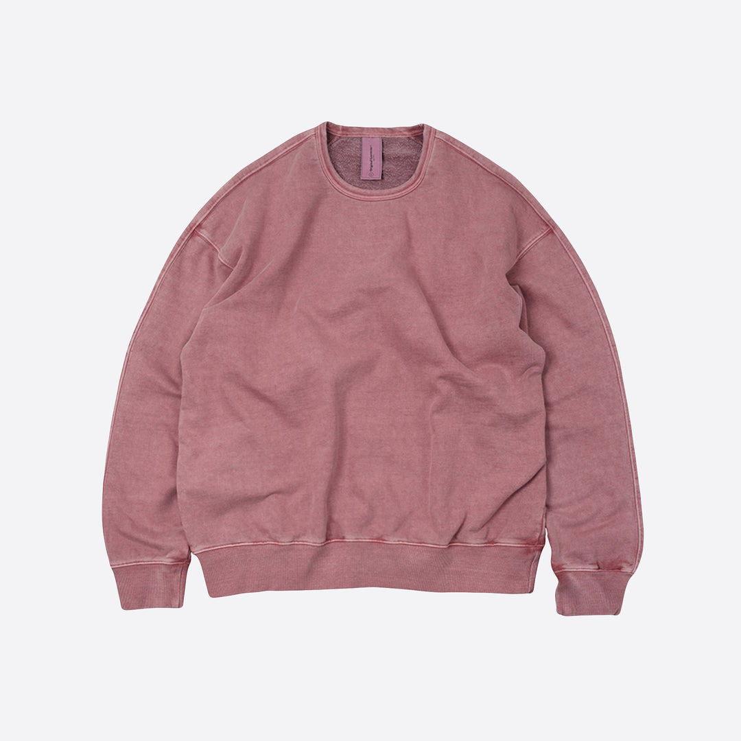 Frizmworks OG Pigment Dyeing Sweatshirt in 003 Pink