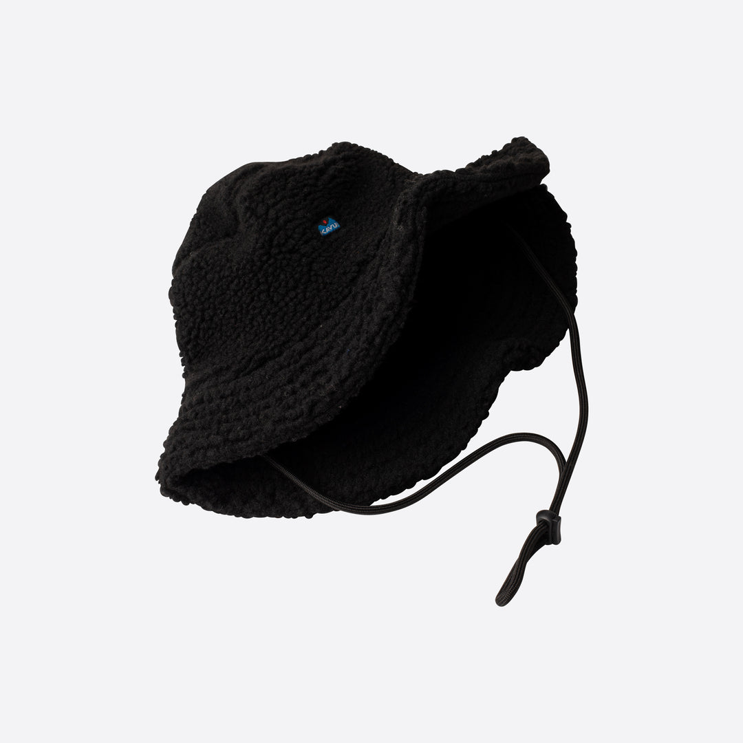 KAVU Fur Ball Boonie Hat in Black Smoke