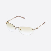 Le Specs Slinky Sunglasses in Gold