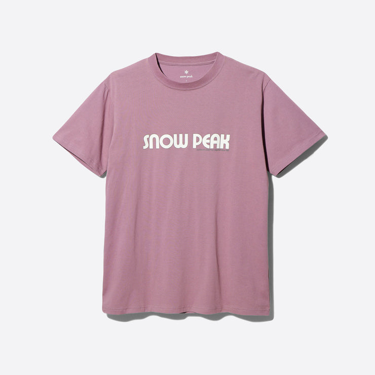 Snow Peak LAND Station T-Shirt in Pink