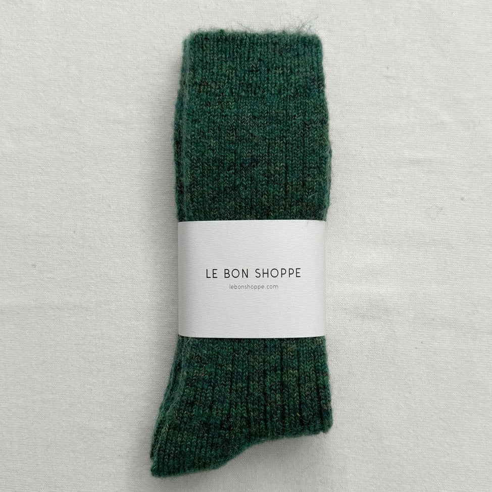 Le Bon Shoppe Margot Socks in Emerald