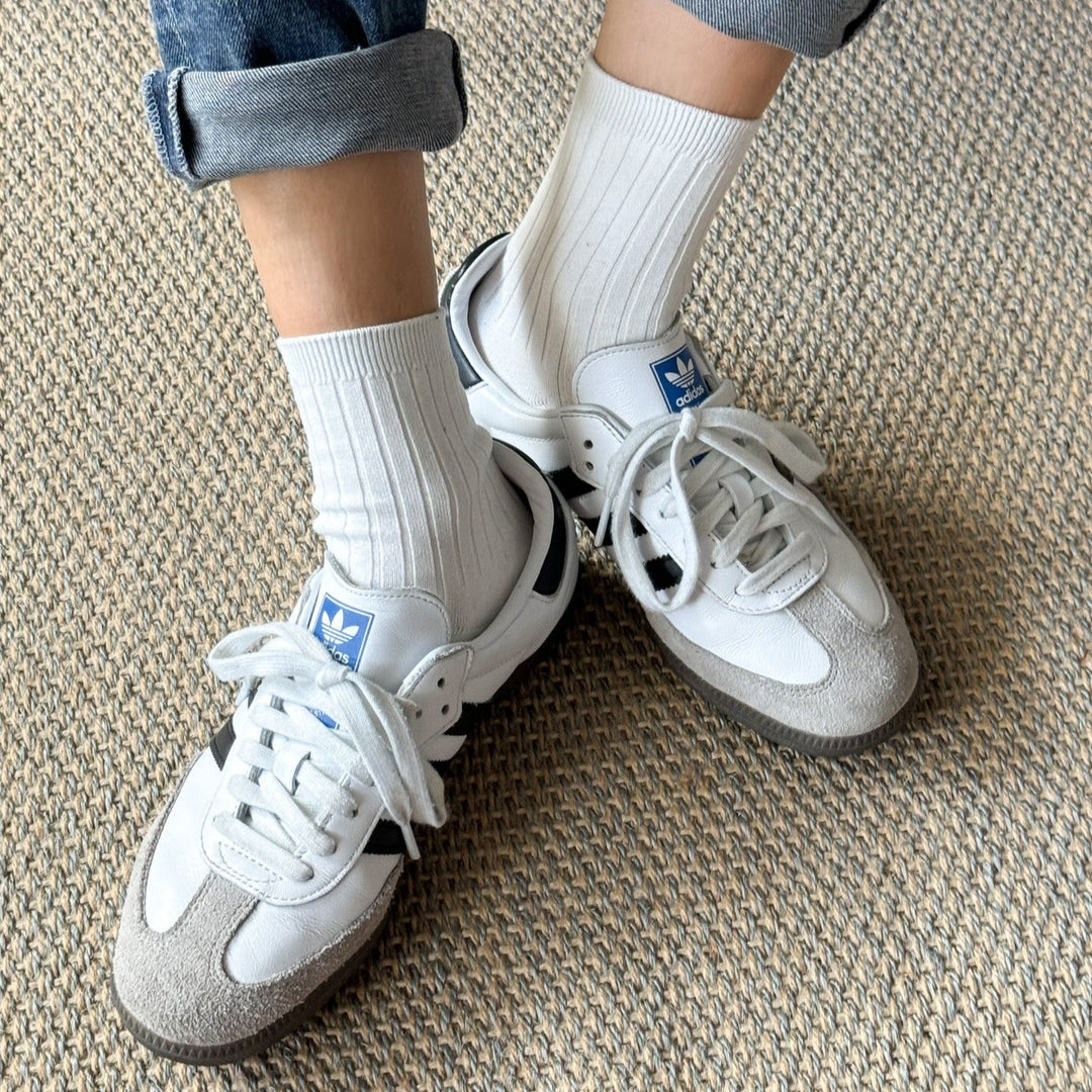Le Bon Shoppe Her Socks in Classic White