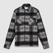Wax London Whiting Overshirt in Charcoal