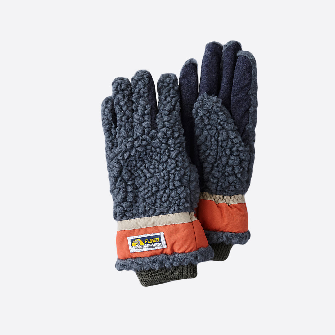 Elmer by Swany Wool Pile Finger Gloves in Khaki