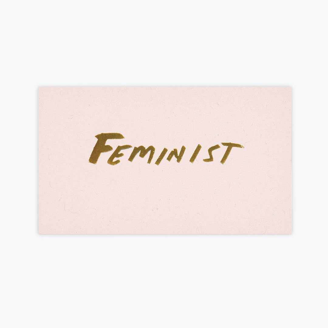 Terrapin Stationers x Samantha Hahn Calling Card - Feminist