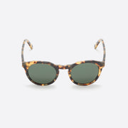 FINLAY London Archer Sunglasses in Light Tortoise with Green Lenses