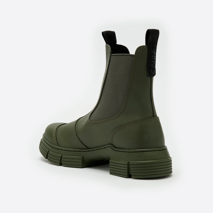 Ganni Recycled Rubber City Boots in Kalamata