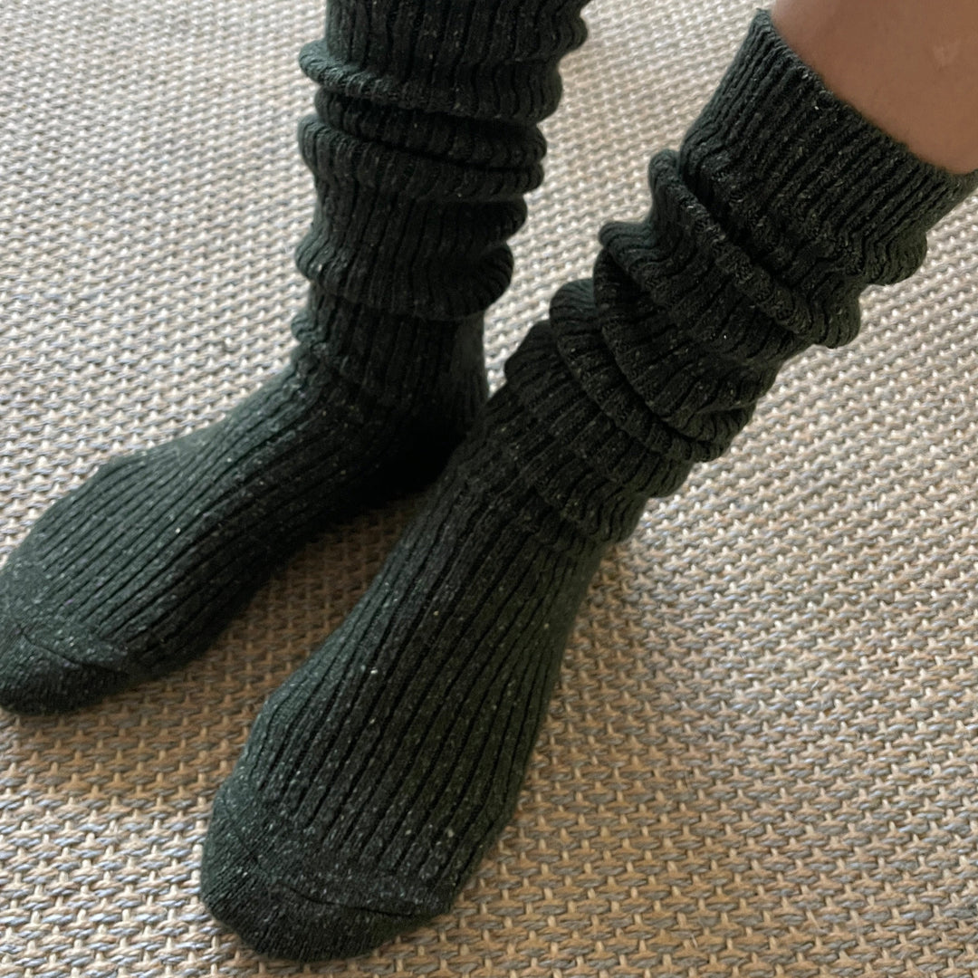 Le Bon Shoppe Arctic Socks in Green