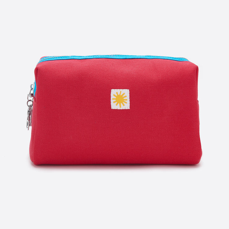 LF Markey Canvas Toiletry Bag in Red