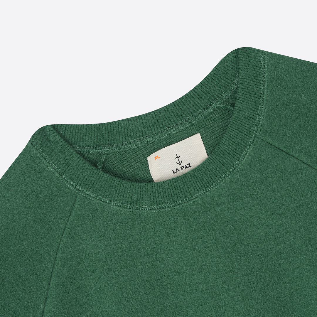 La Paz Fleece Cunha Sweatshirt in Green