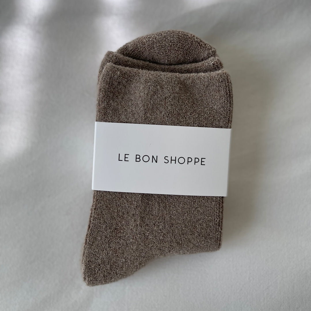 Le Bon Shoppe Cloud Socks in Frappe